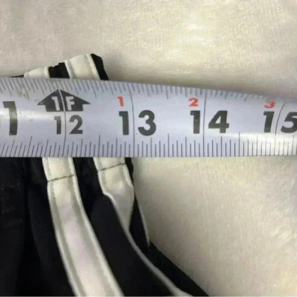 Adidas Pants Signature 3 Stripes with Zipper ankle Size 4-6 - Picture 7 of 9